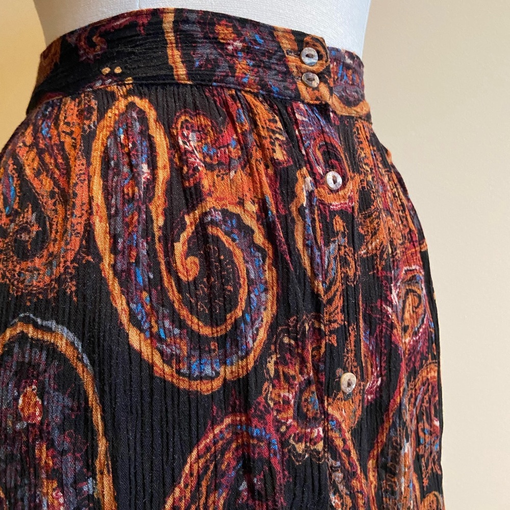 Paisley maxi skirt